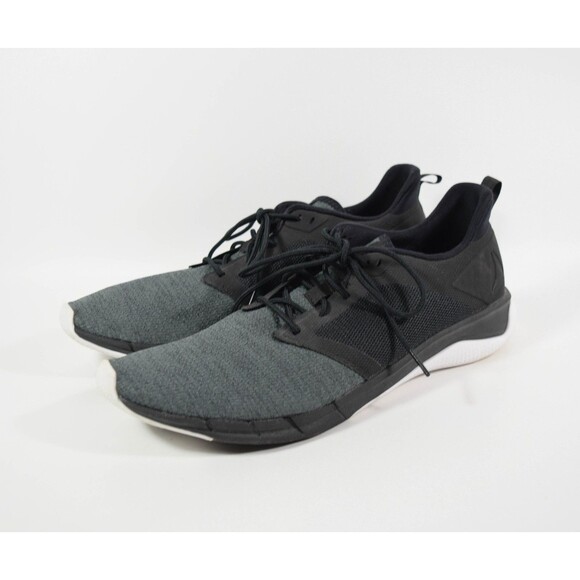 Men's Reebok CN6232 Print Run 3.0 Gray Lace Up Sneakers Running Shoes Sz 12 - Picture 4 of 8